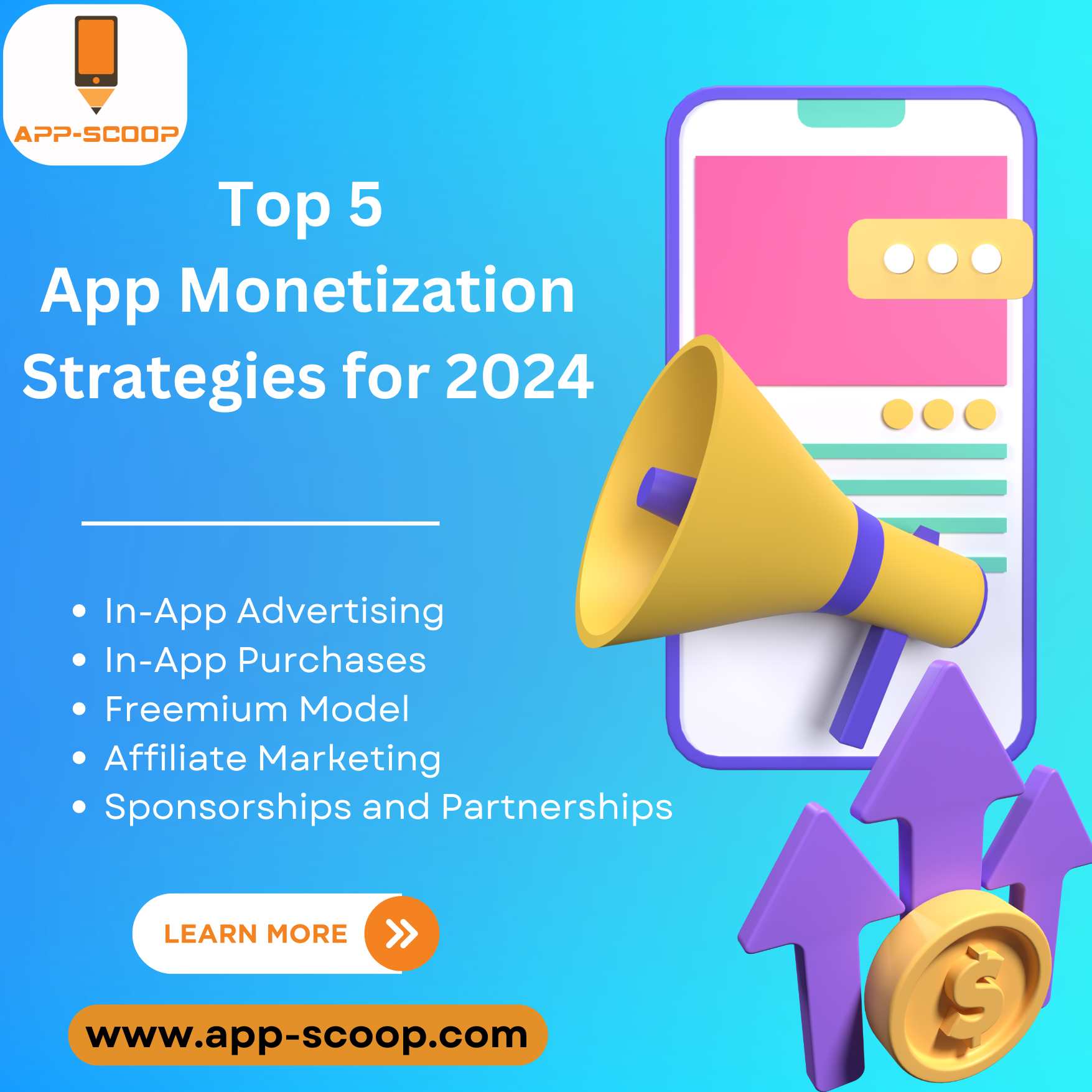 Top 5 App Monetization Strategies for 2024